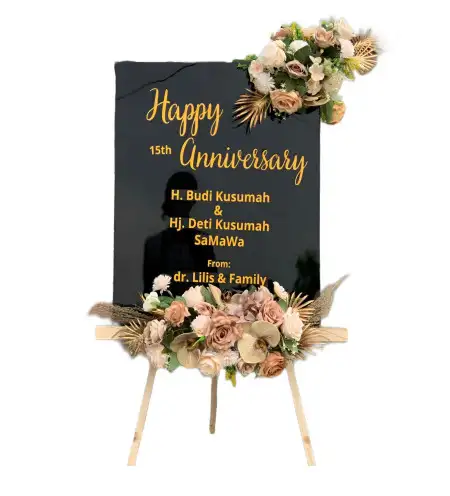 Papan Bunga Akrilik Kemlakagede